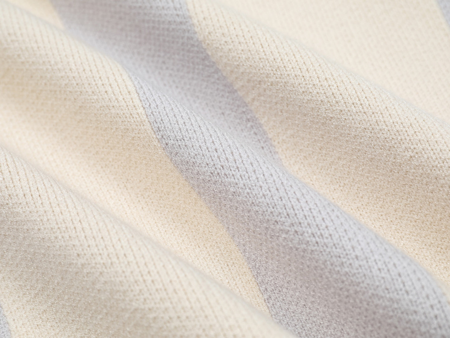 Knit Polo Eye-Striped
