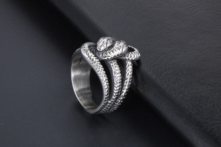 Bague Double-Snake