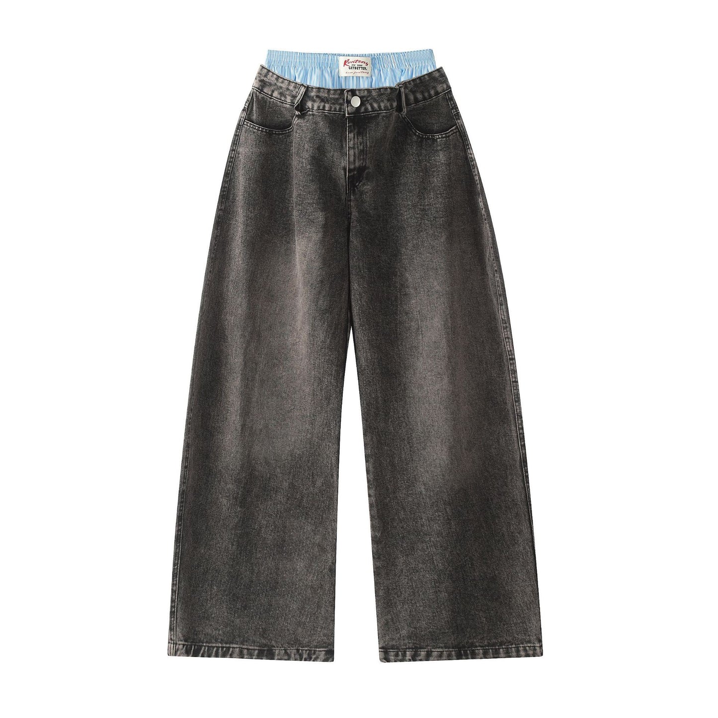 Denim Double-Layer Bleu