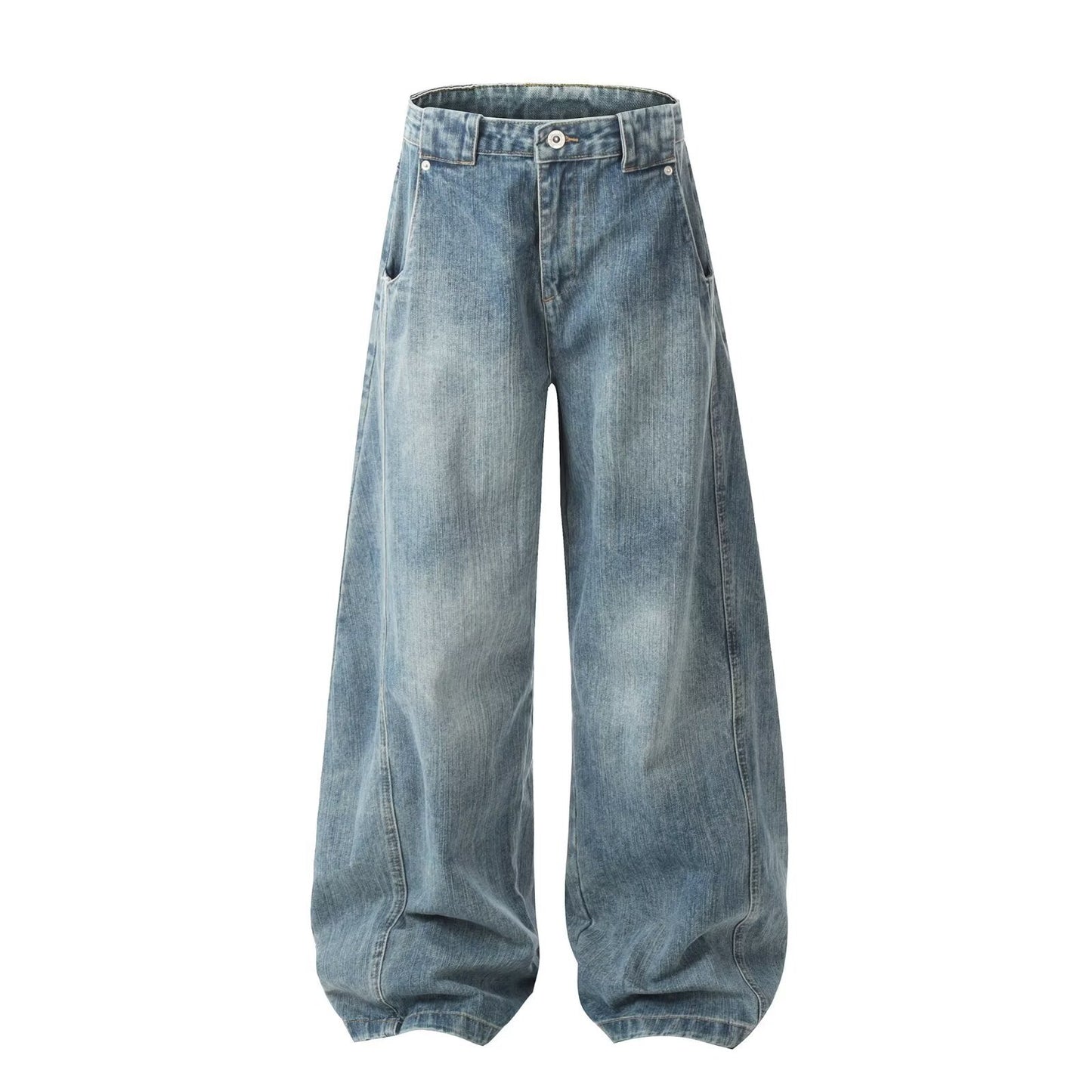 Jean Over-Sized Délavé