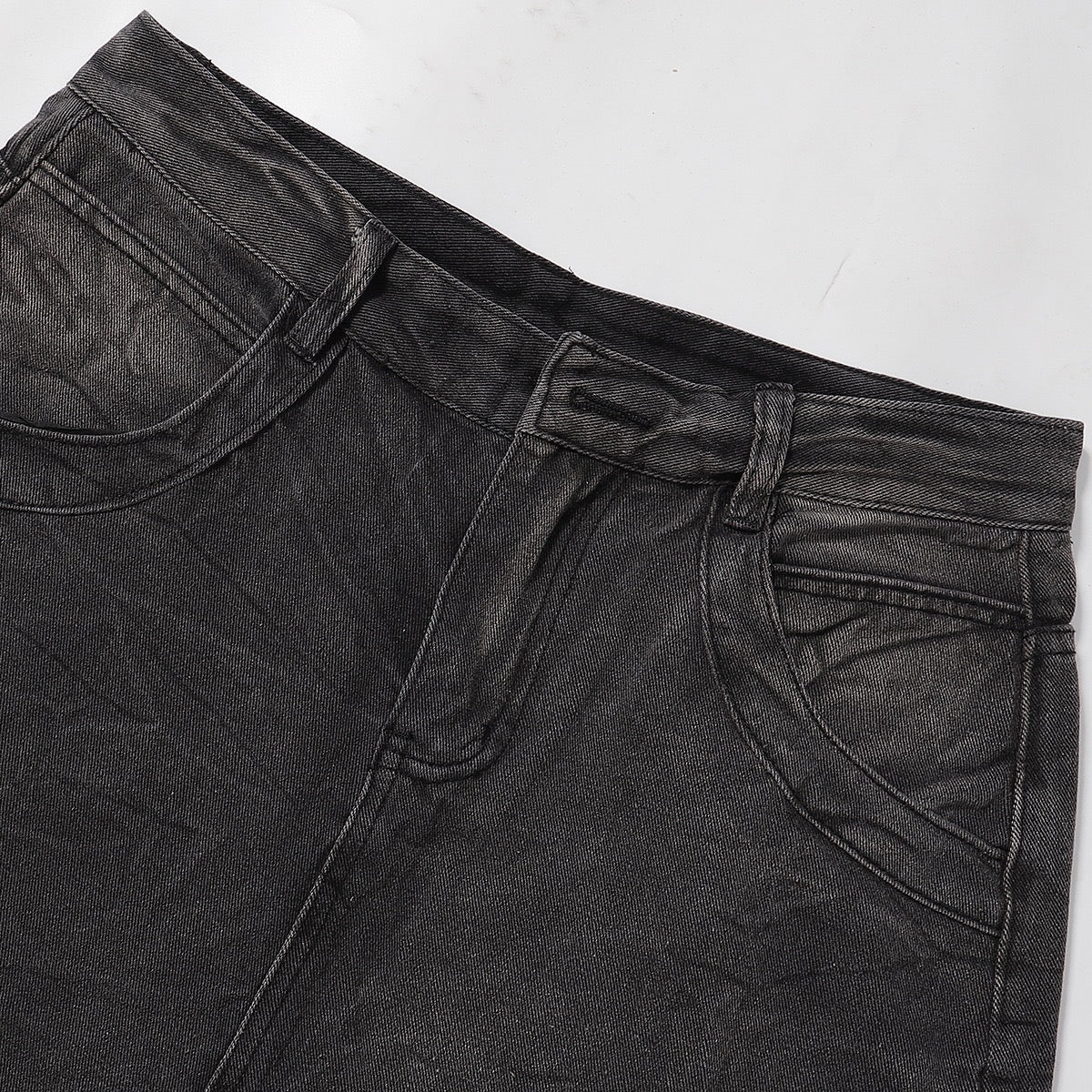 Jean short Crumpled