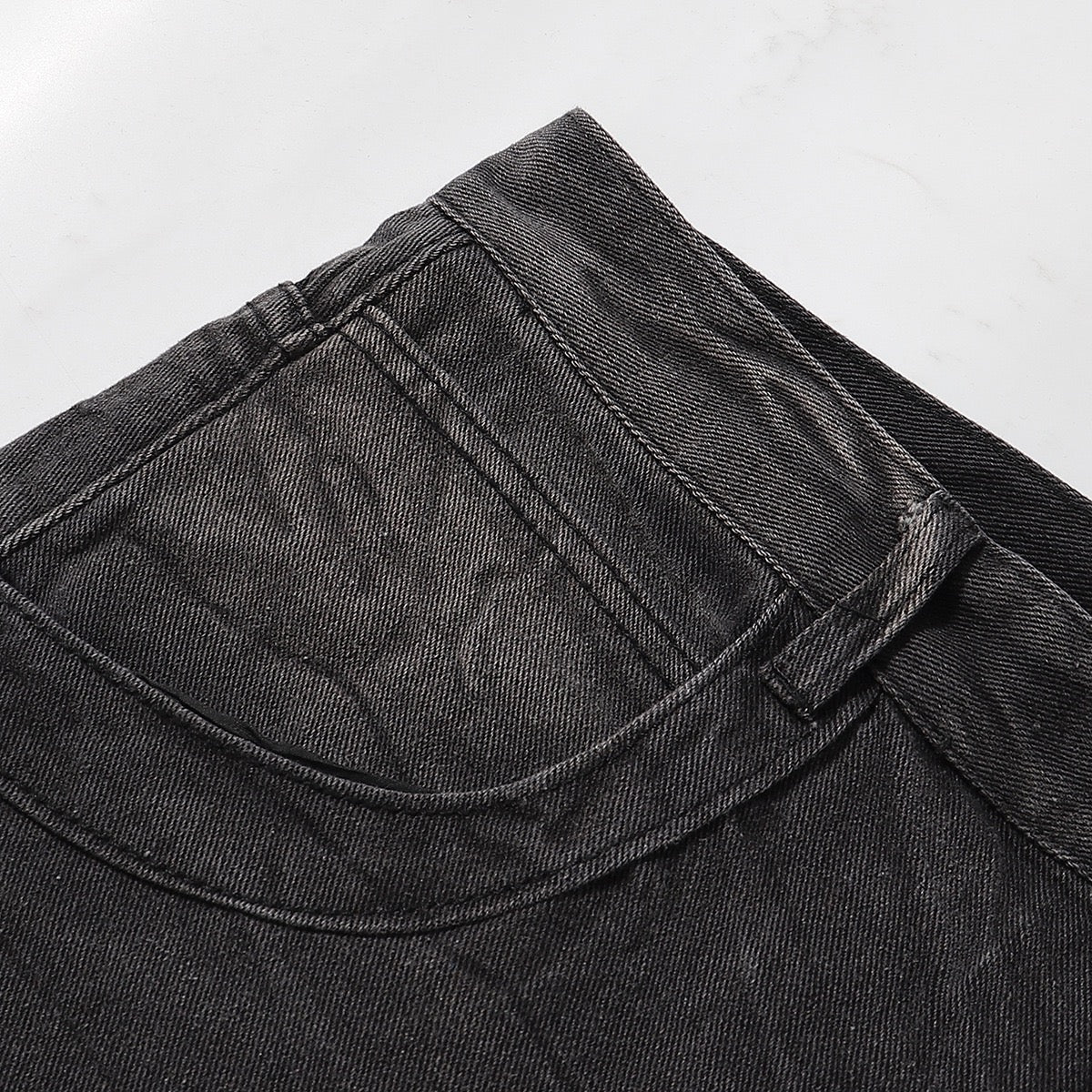 Jean short Crumpled