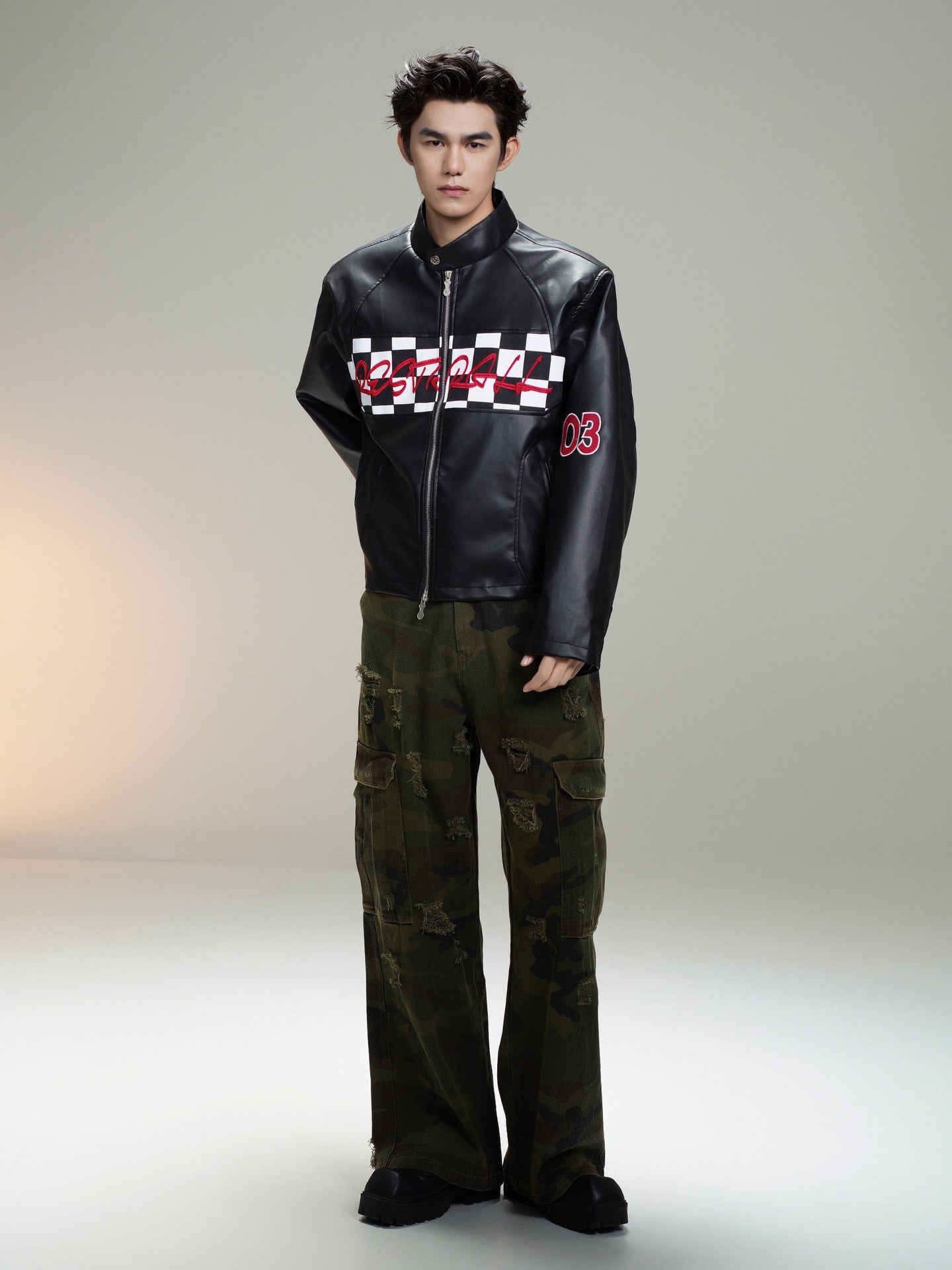 Jacket Cuir Biker