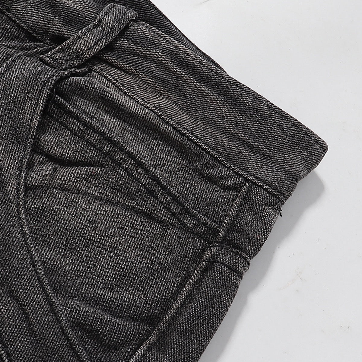 Jean short Crumpled