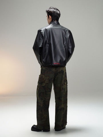 Jacket Cuir Biker