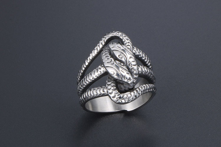 Bague Double-Snake