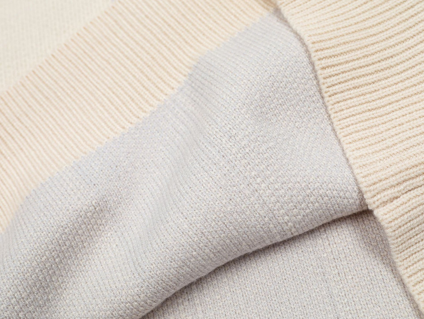 Knit Polo Eye-Striped