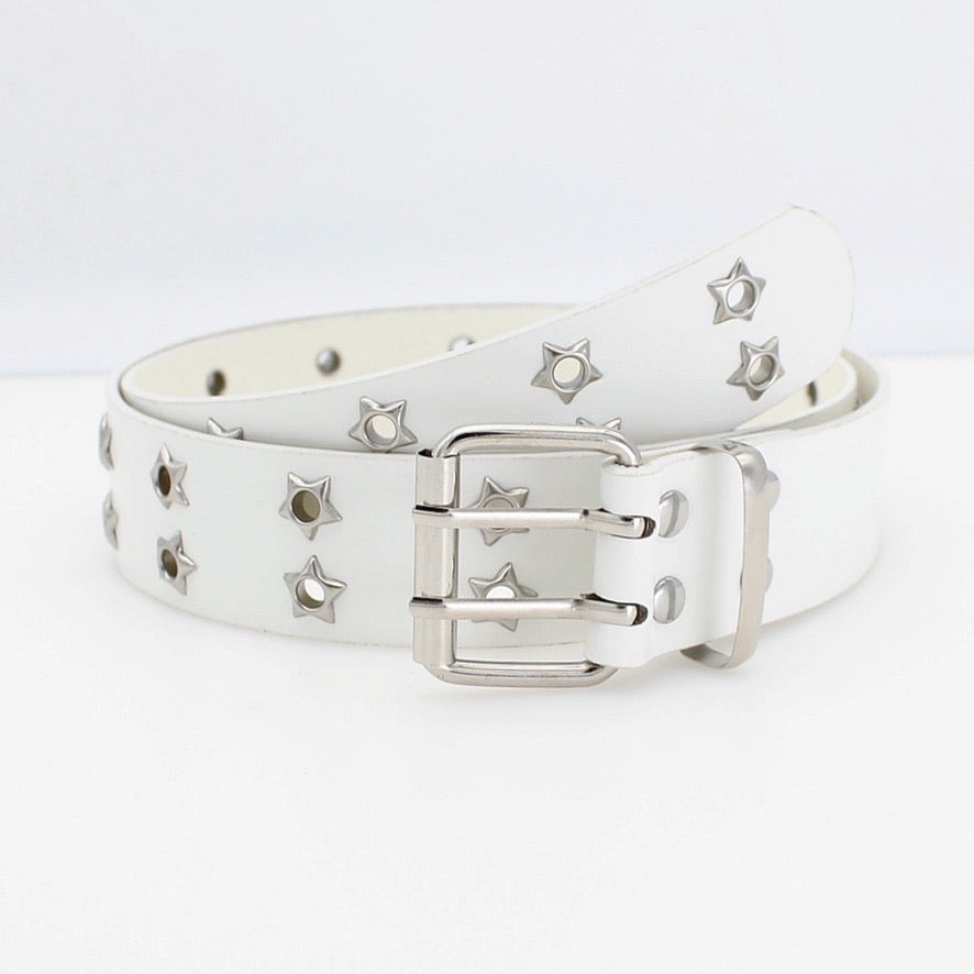 Ceinture Along Stars - Blanche