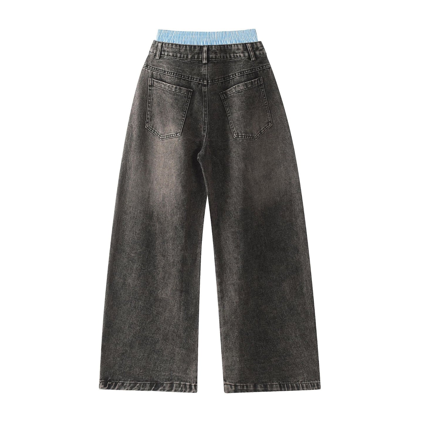 Denim Double-Layer Bleu