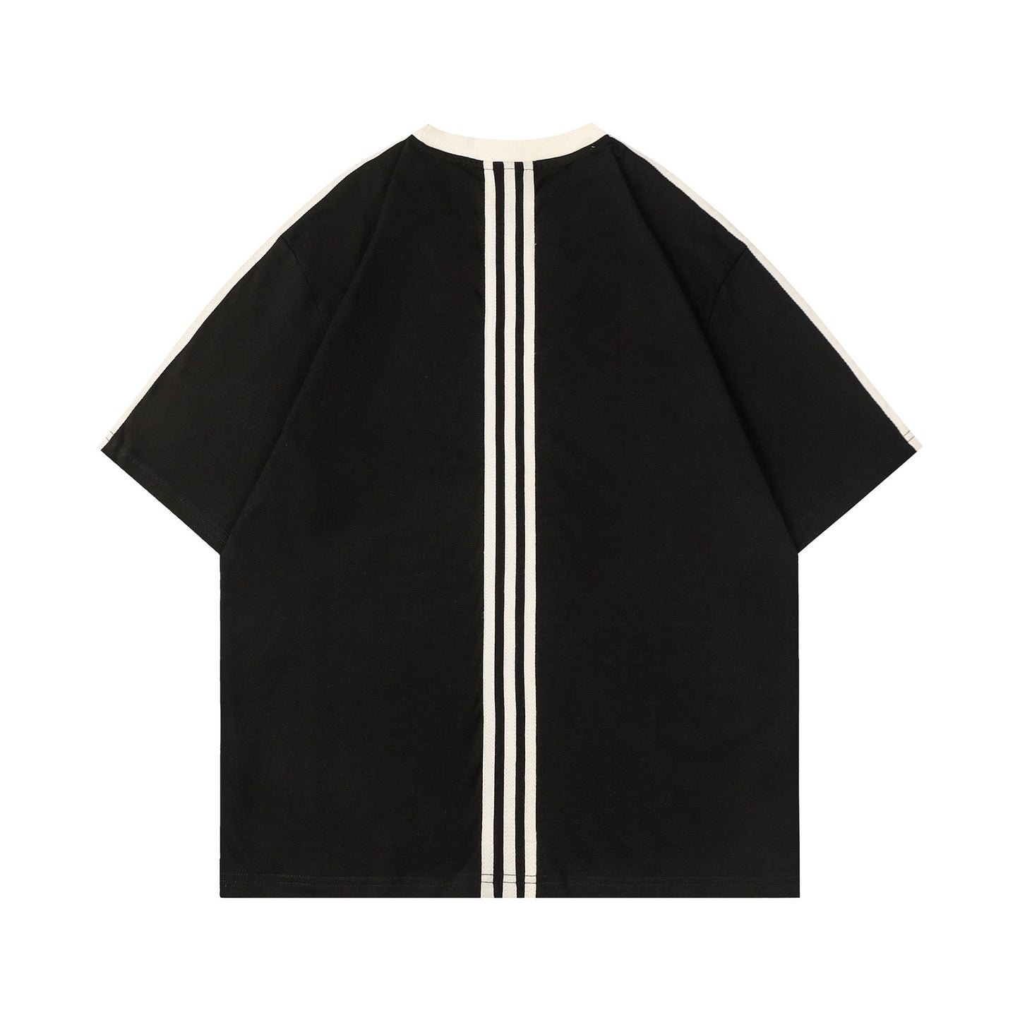 T-shirt Striped-Sleeve