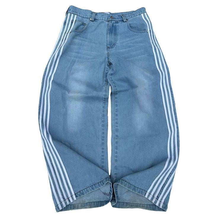 Jean Striped Smashed