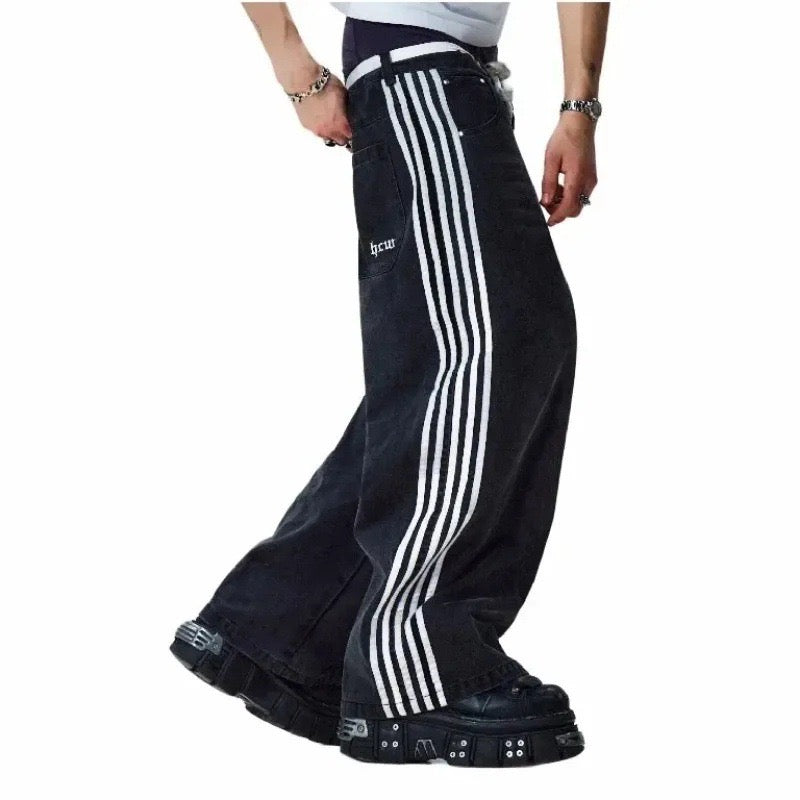Jean Striped Smashed