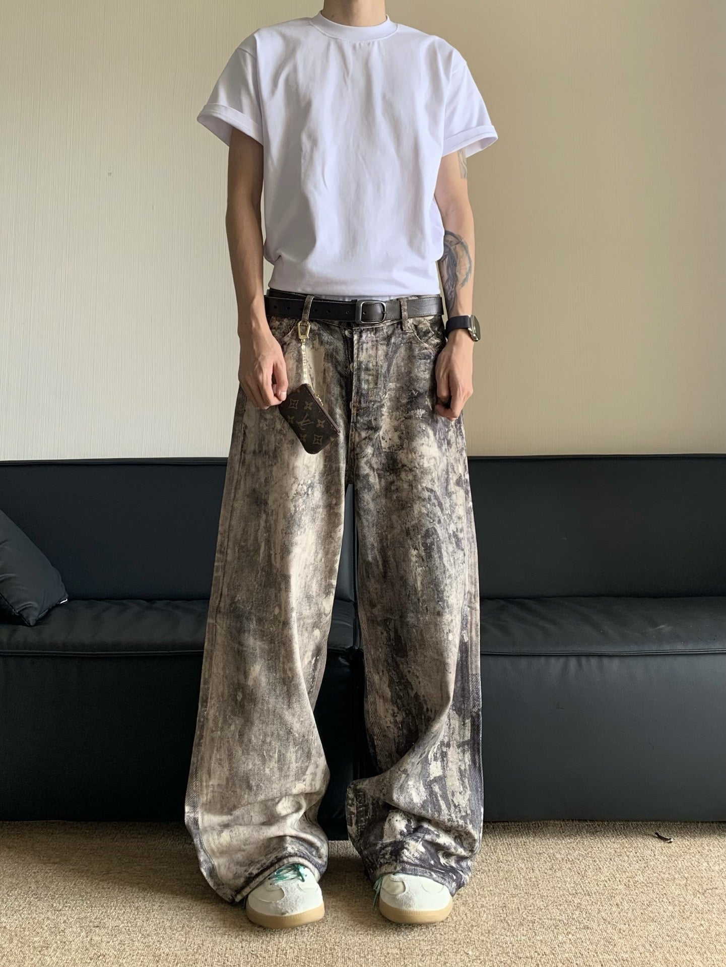 Denim Over-Painted