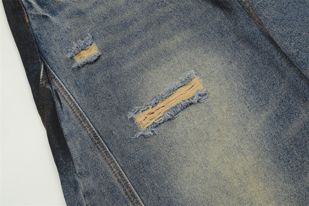 Slashed Denim
