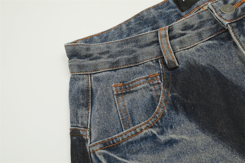 Slashed Denim