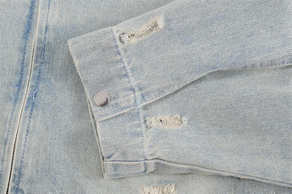 Jacket Ripped Denim