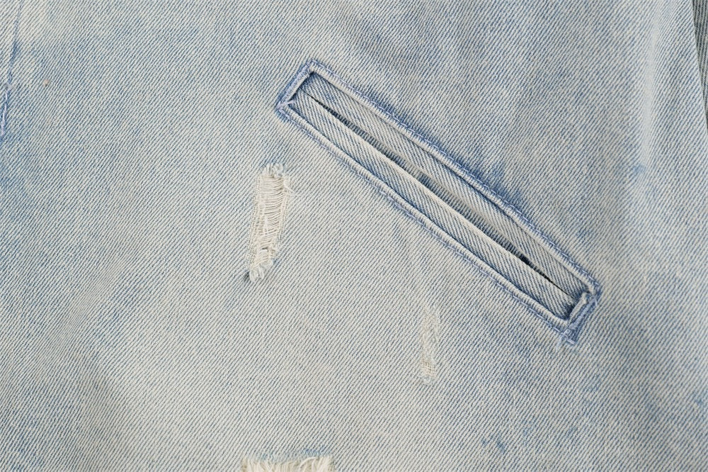 Jacket Ripped Denim