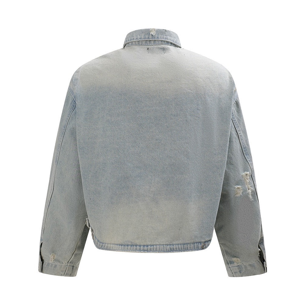 Jacket Ripped Denim