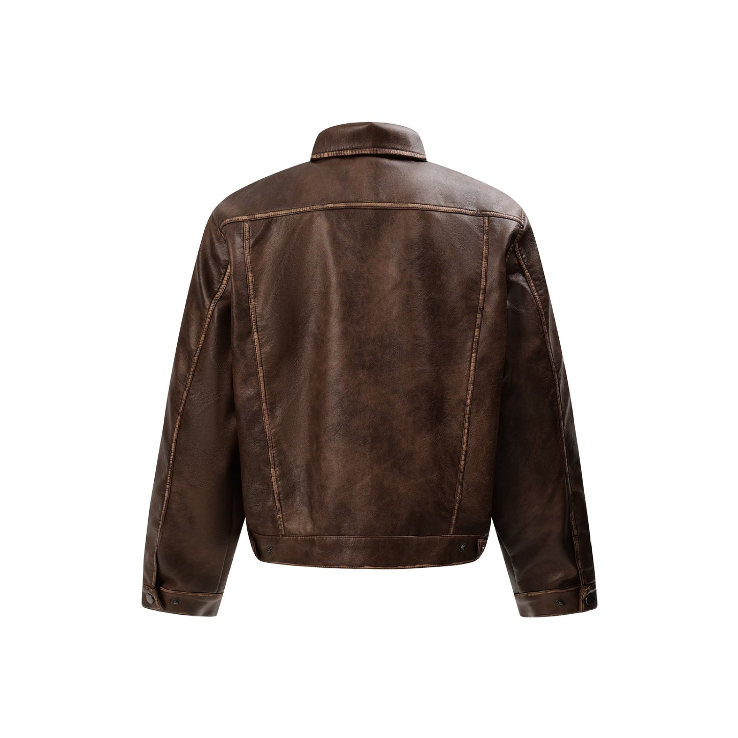 Jacket Cuir Double-Layered