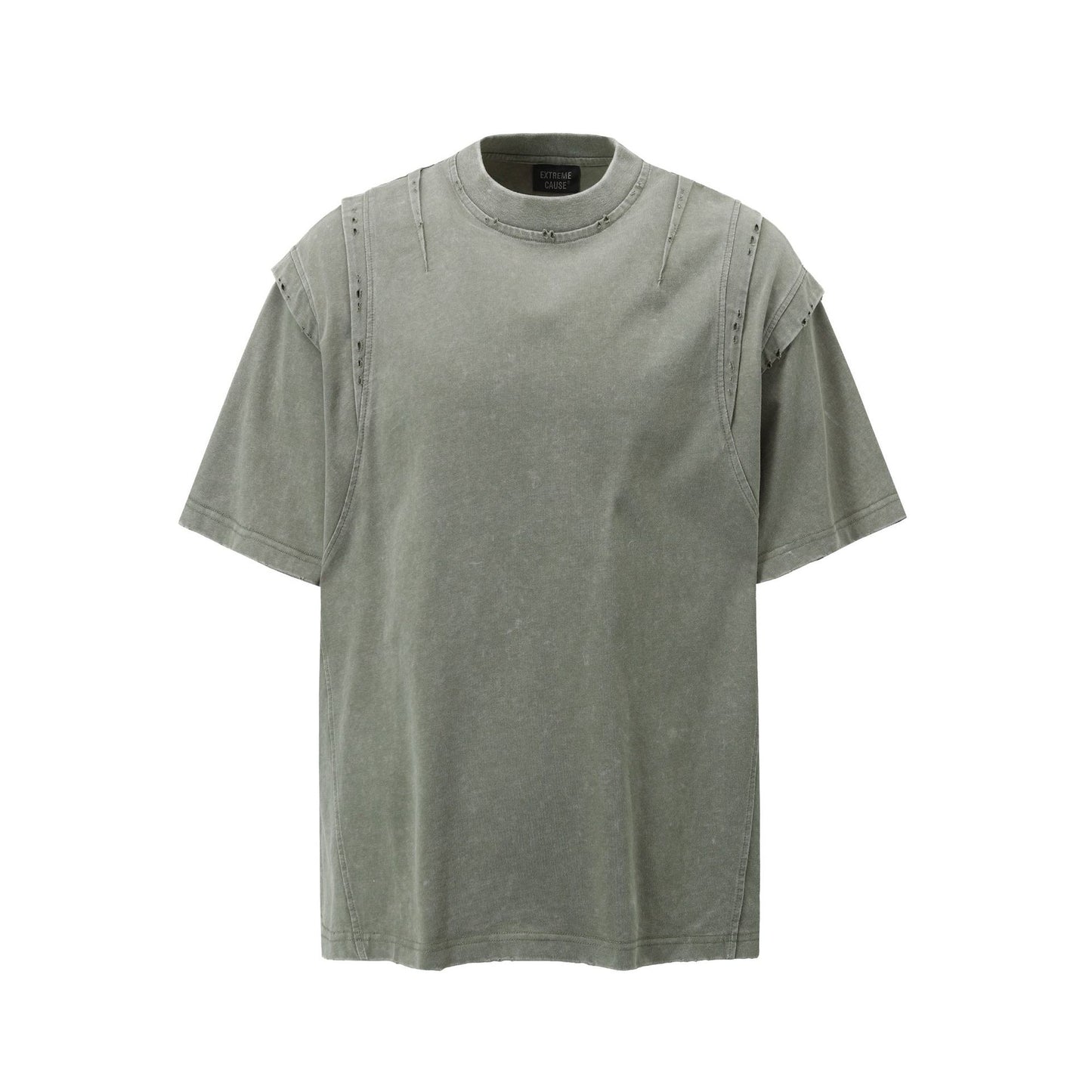 T-shirt Demonized Vert pâle