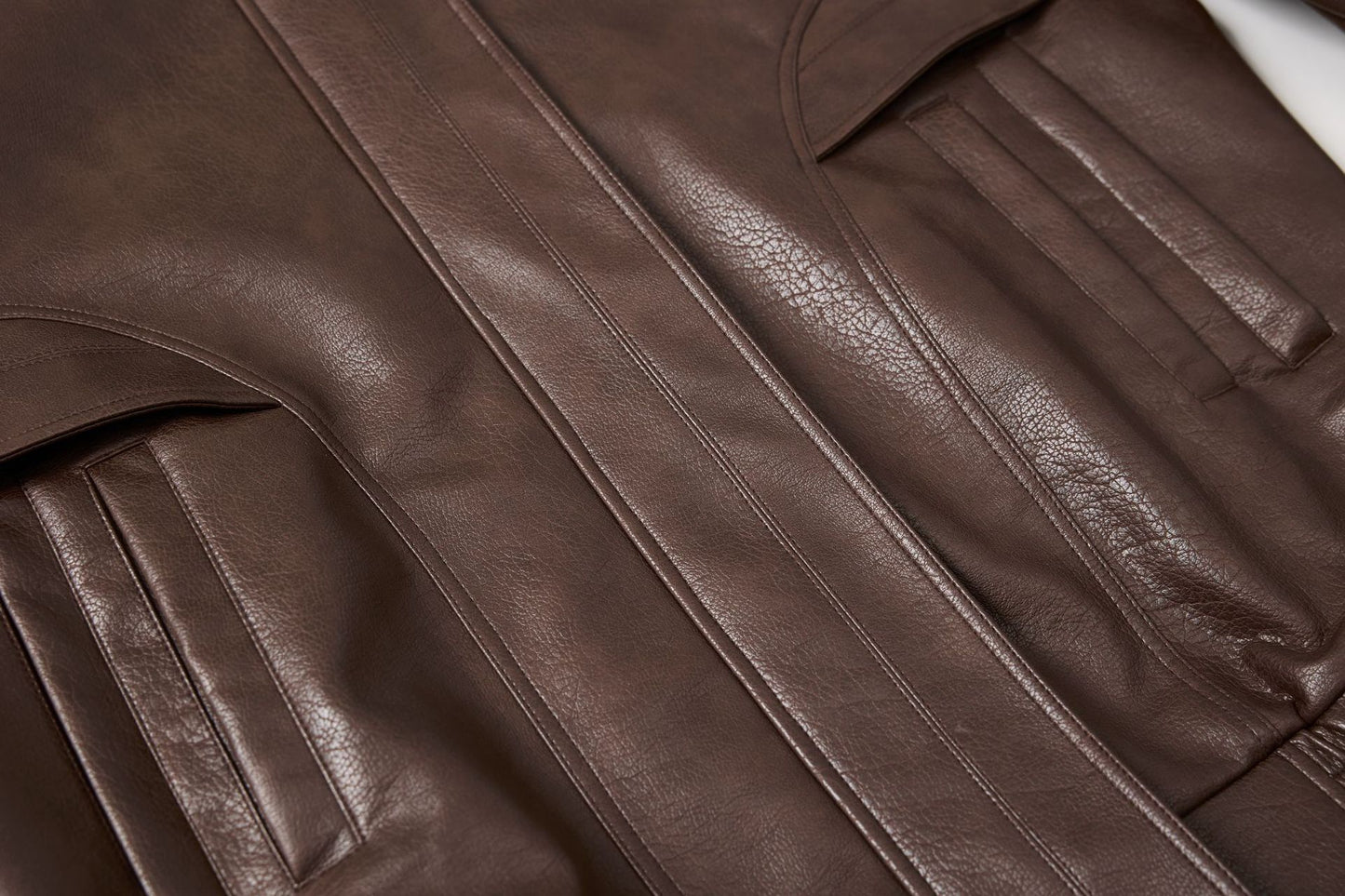 Jacket Bomber cuir Aviateur - Marron