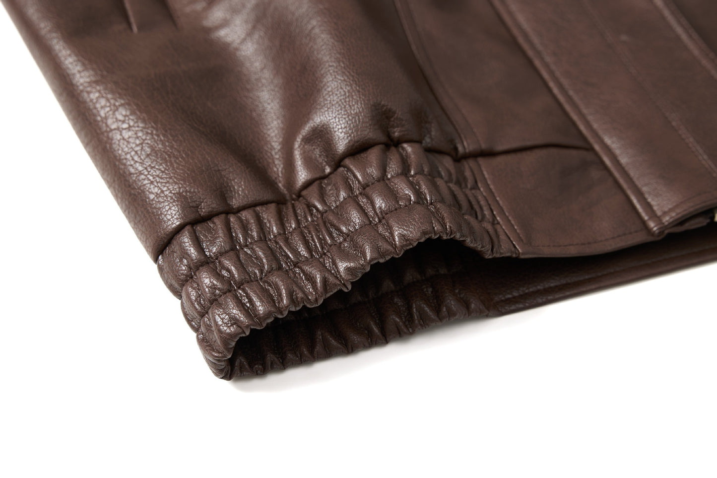 Jacket Bomber cuir Aviateur - Marron