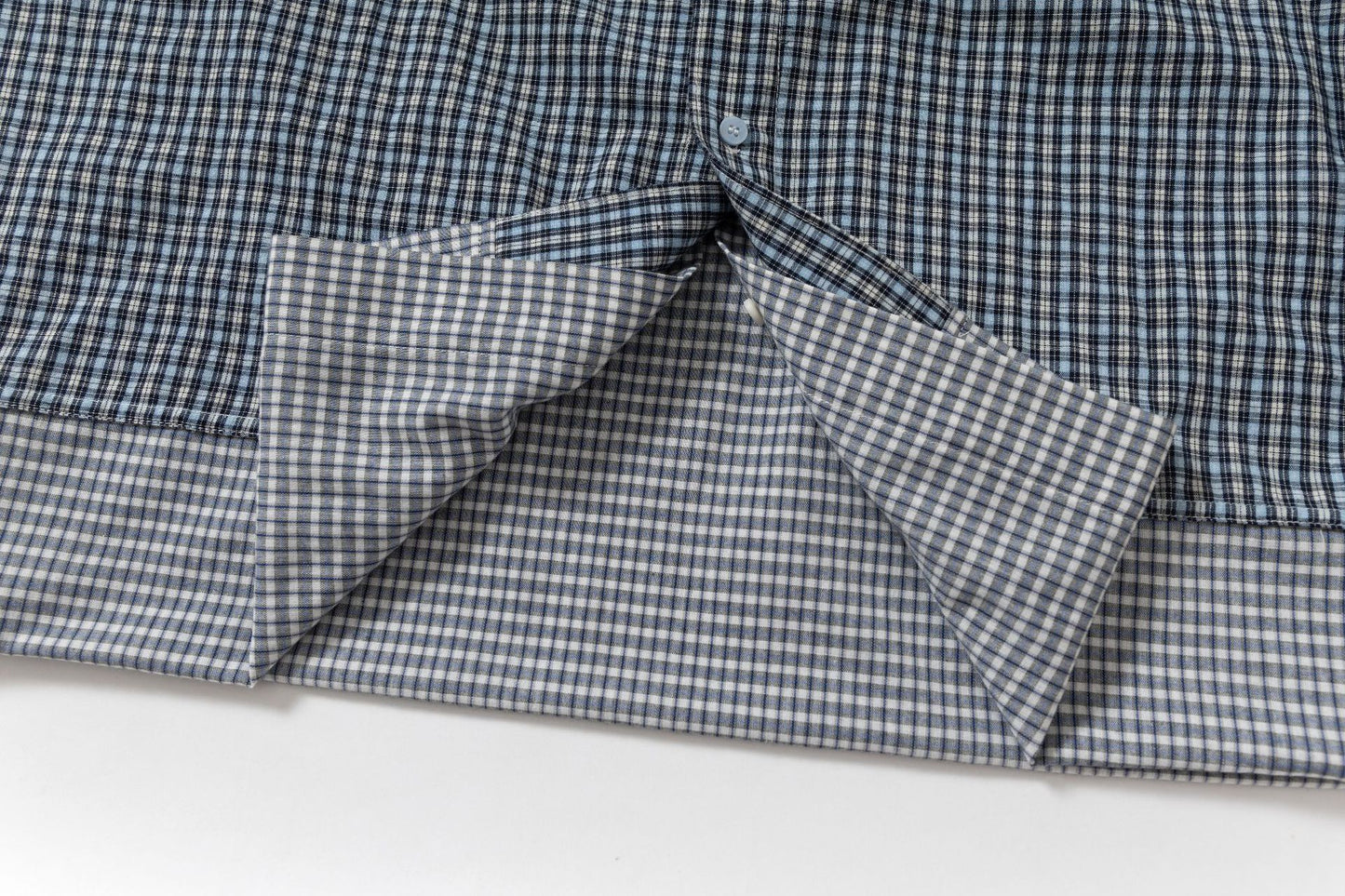 Chemise Double-Layered à carreaux