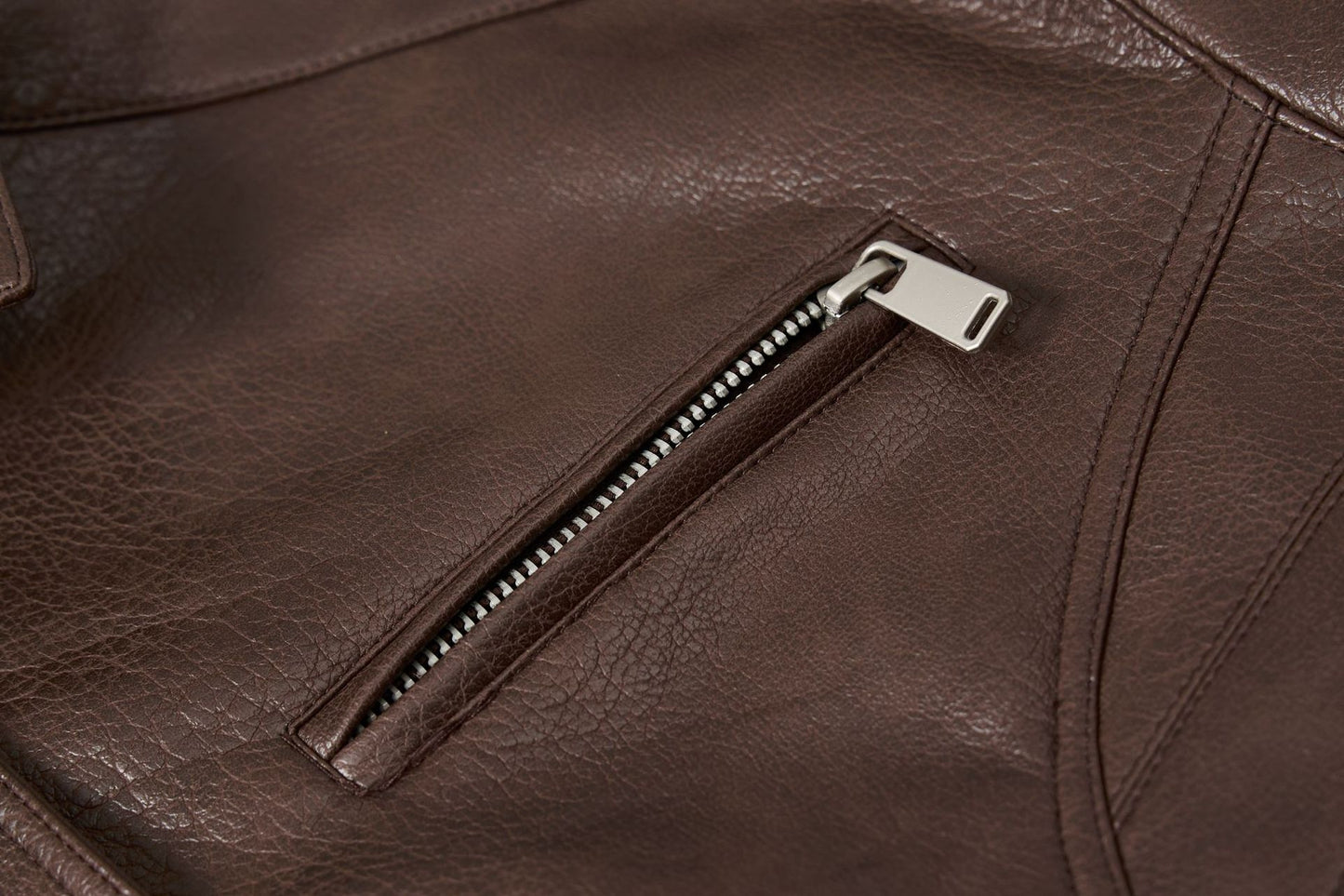 Jacket Bomber cuir Aviateur - Marron