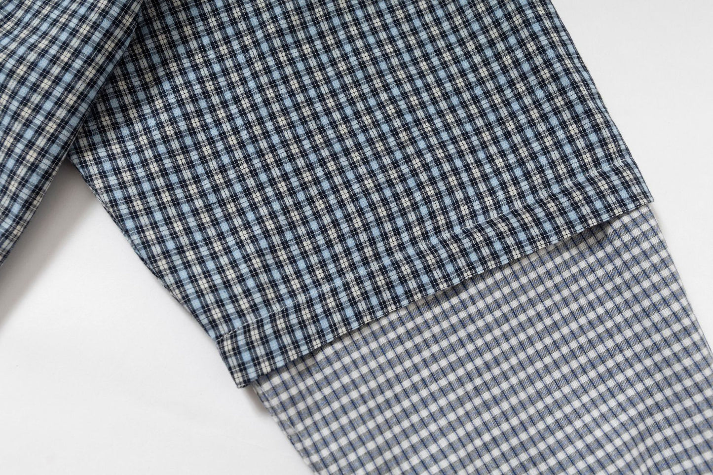 Chemise Double-Layered à carreaux