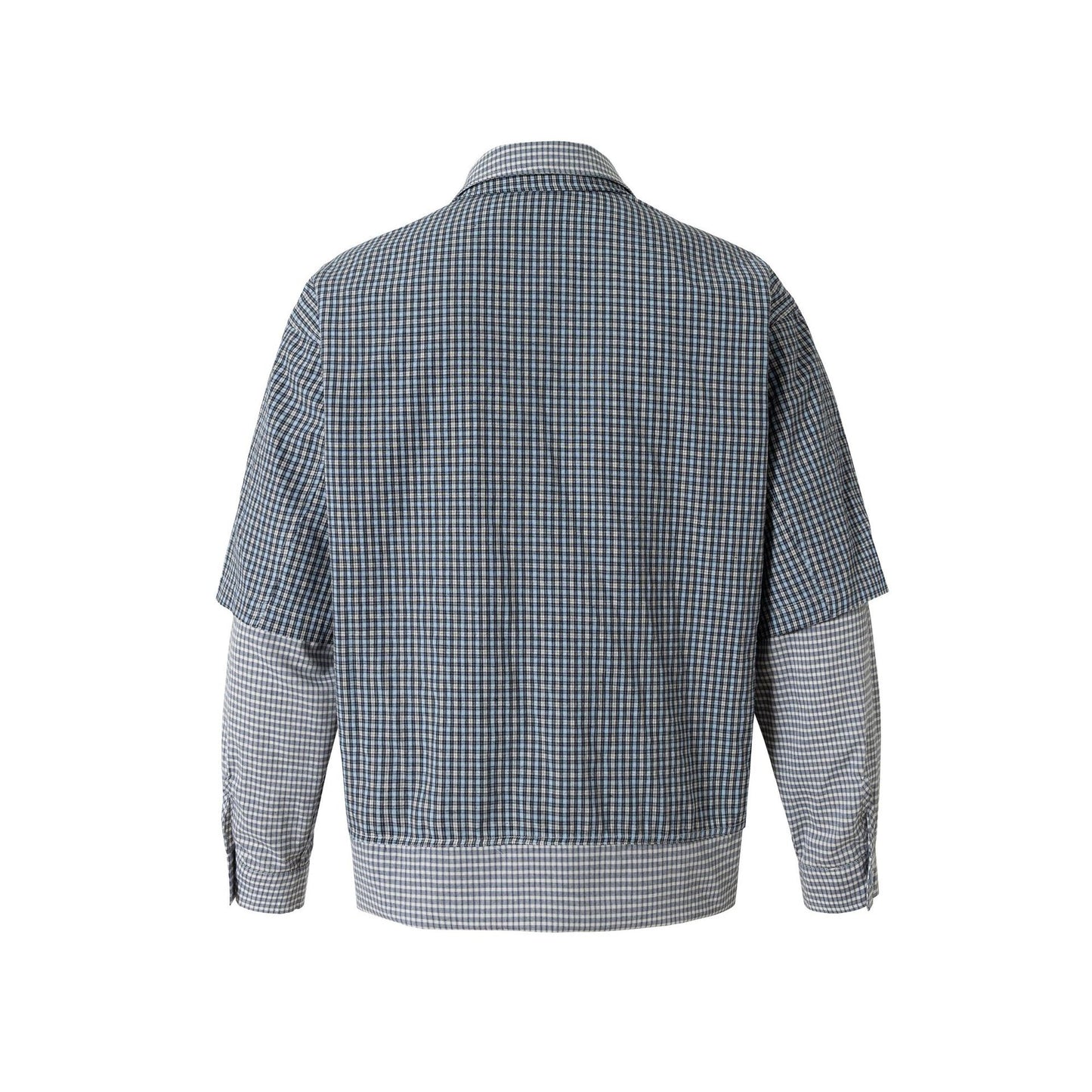 Chemise Double-Layered à carreaux