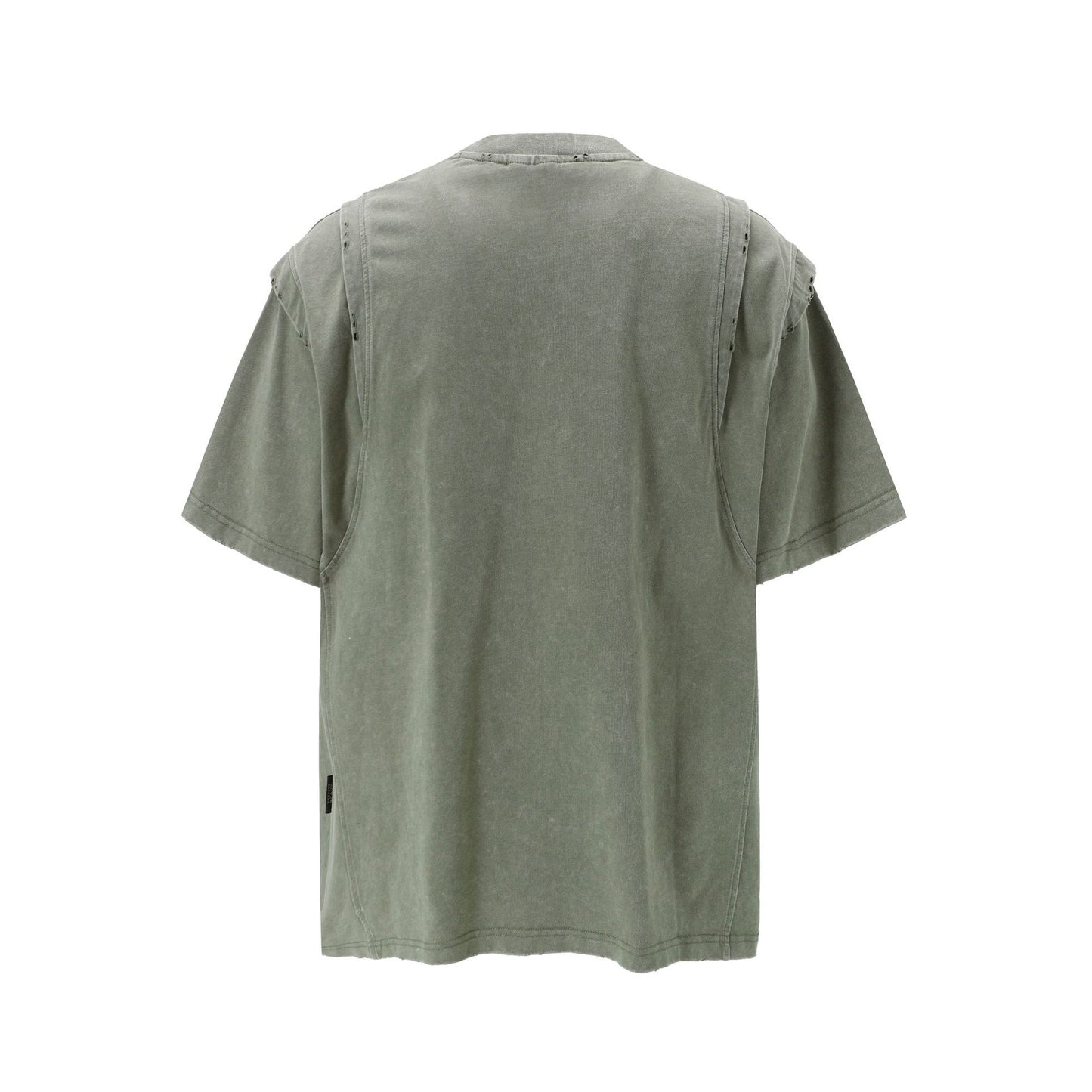 T-shirt Demonized Vert pâle