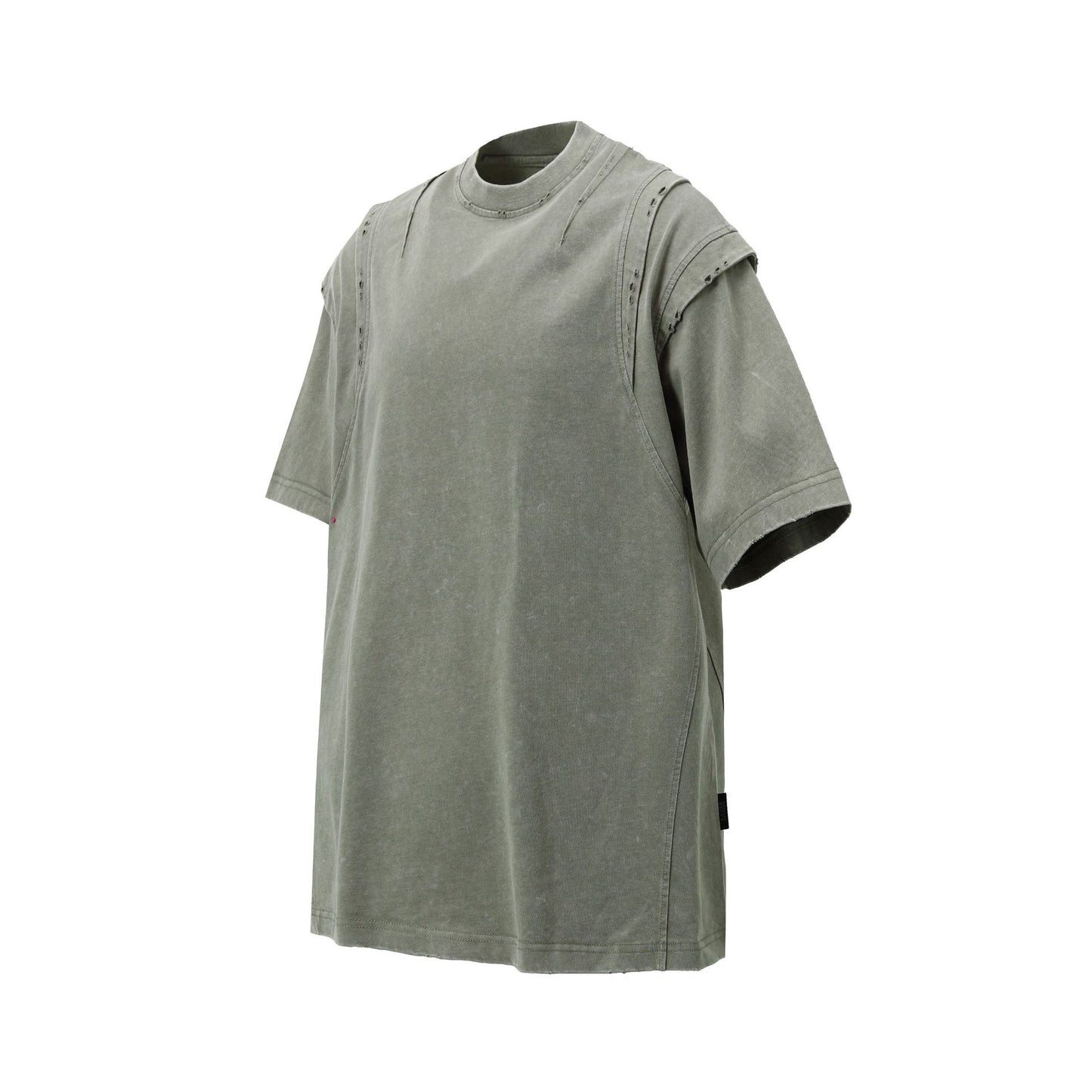 T-shirt Demonized Vert pâle