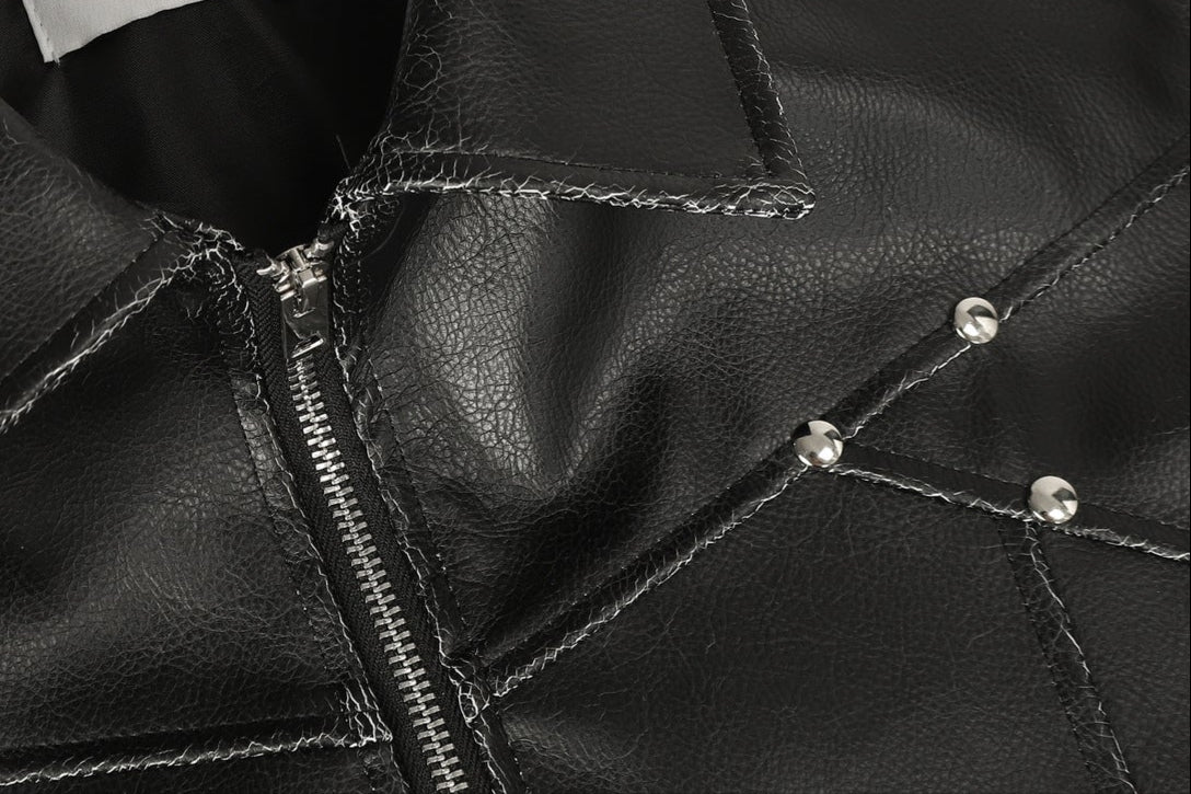 Jacket Bomber cuir Enframed