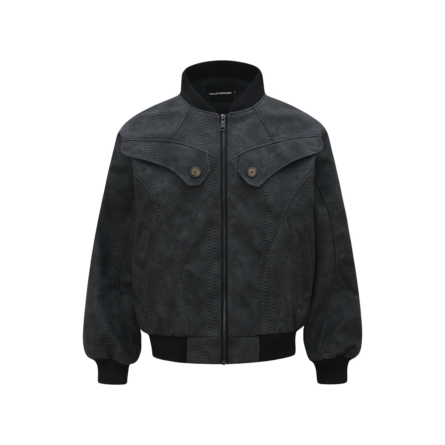 Jacket cuir Pythoned