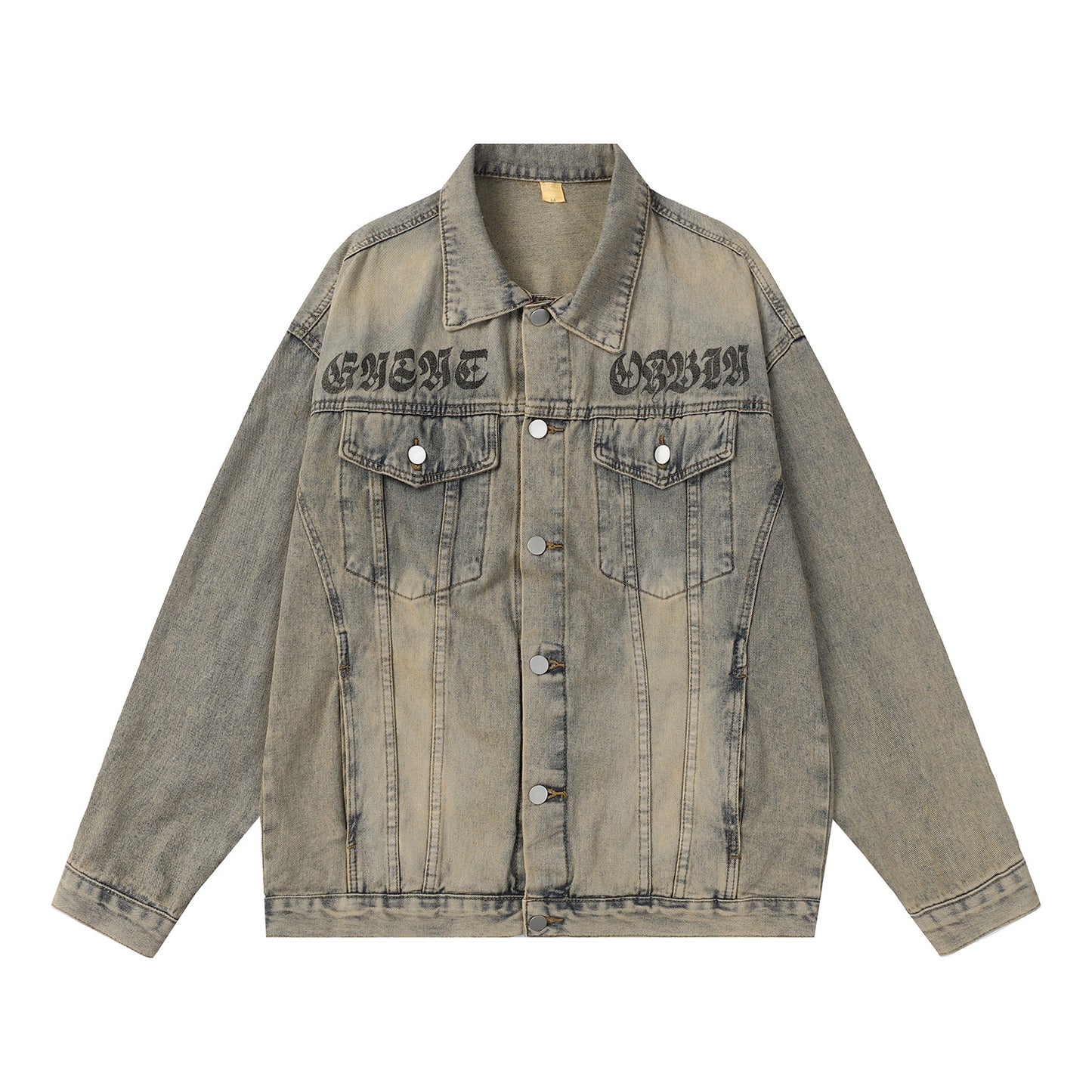 Jacket Vintaged Distressed Denim