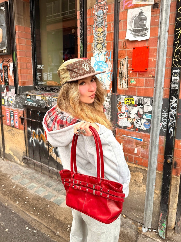 Zip Reversible à Carreaux