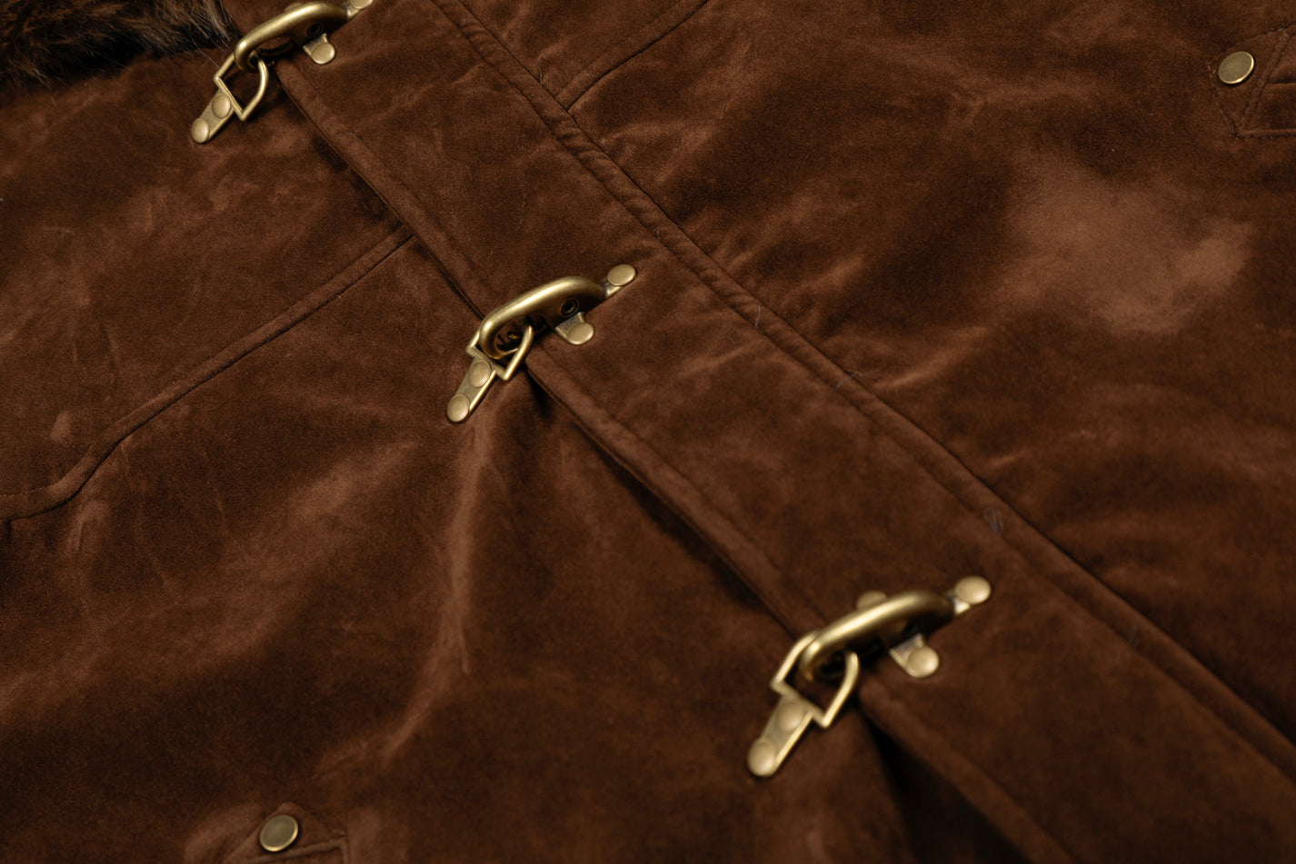 Doudoune Fur Suede Clipée