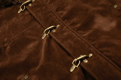 Doudoune Fur Suede Clipée