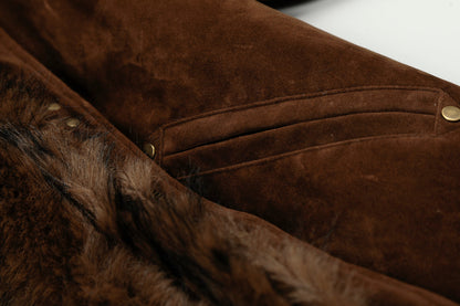 Doudoune Fur Suede Clipée