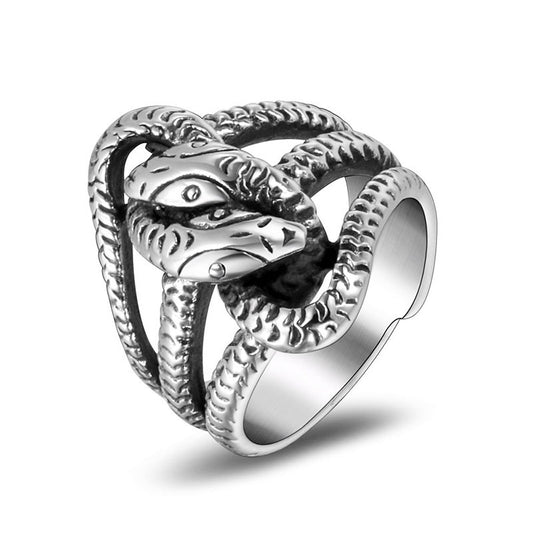 Bague Double-Snake