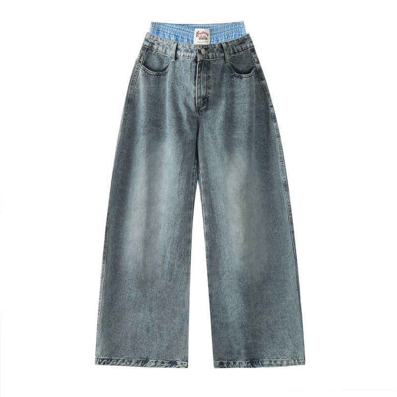 Jean Double-Layer Bleu