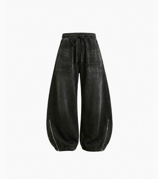 American Retro Washed Vintage Workwear Jeans for Men, Loose Fit