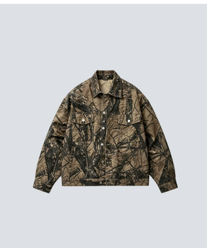 GY American-style camouflage branch work jacket