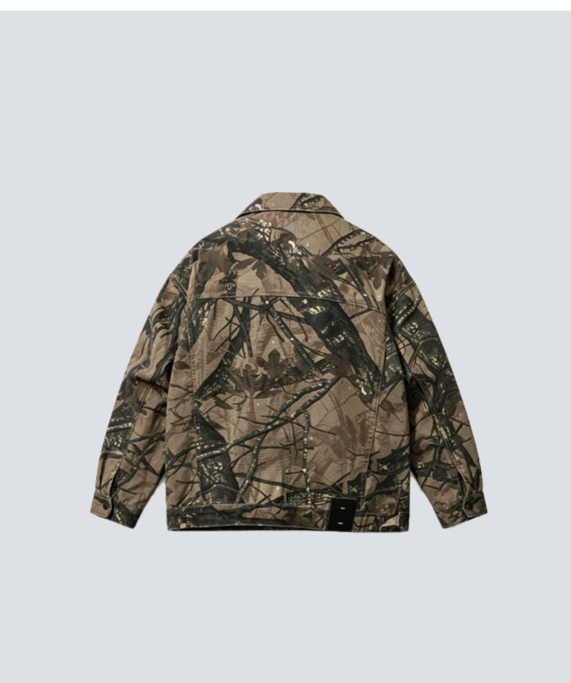 GY American-style camouflage branch work jacket