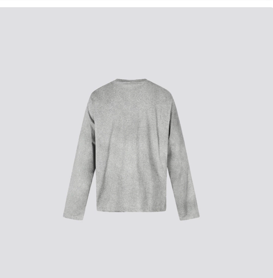 GY American retro printed long-sleeve T-shirt