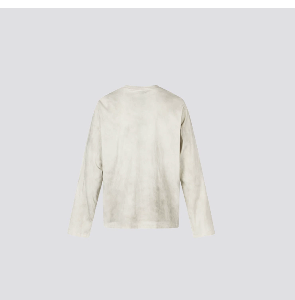 GY American retro printed long-sleeve T-shirt