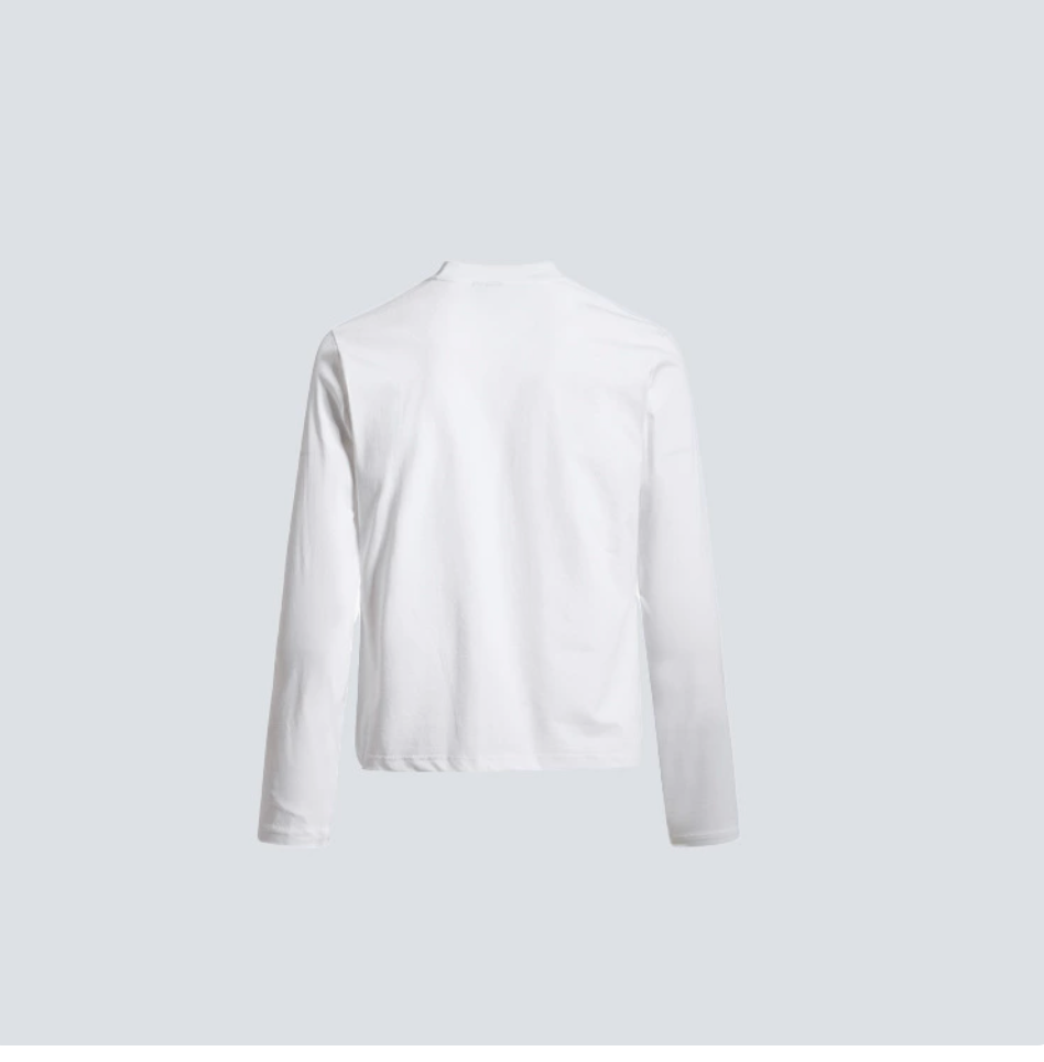 GY American retro distressed star print long-sleeve T-shirt
