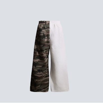 GY American-style patchwork Union Jack flag print sweatpants