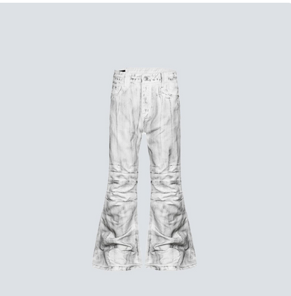 GY Heavy-Duty Distressed Batik Jeans