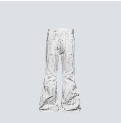 GY Heavy-Duty Distressed Batik Jeans